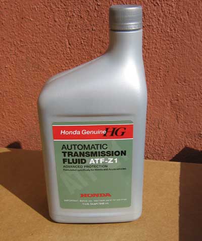 Honda automatic transmission fluid atf - dw1 z1
