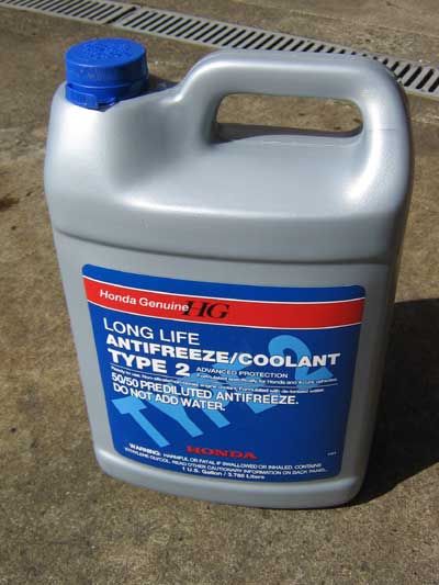 Coolant for a honda motorcycle #5