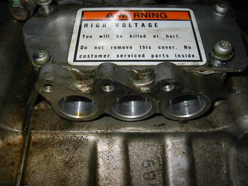 Insight Removing Engine To Repair Oil Leak Other Engine And Transmission But Sandwiched Between The Bell Housing Block There Is A Thin Three Phase Electric Motor Generator With