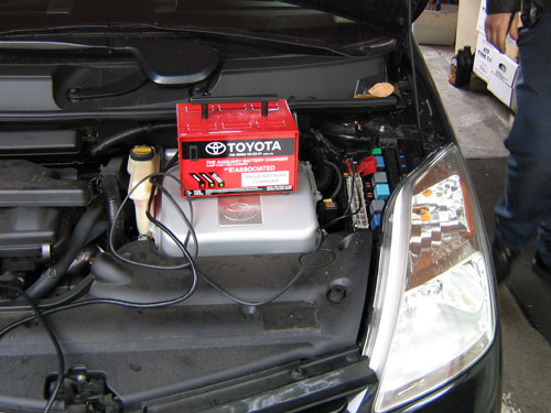 toyota prius battery location #7