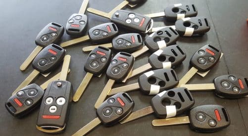 Lots of remote head keys and "unbreakable" replacement shells