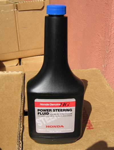 honda power steering fluid