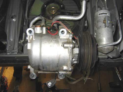 Honda hybrid air conditioning compressor