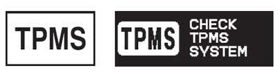 TPMS warning icon