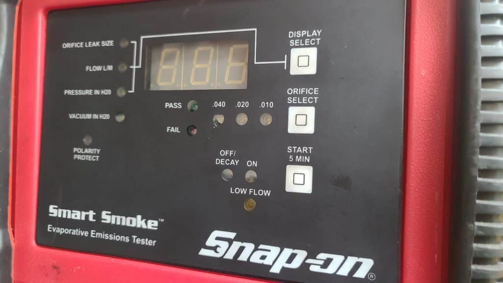 Snap-On EVAP leak tester