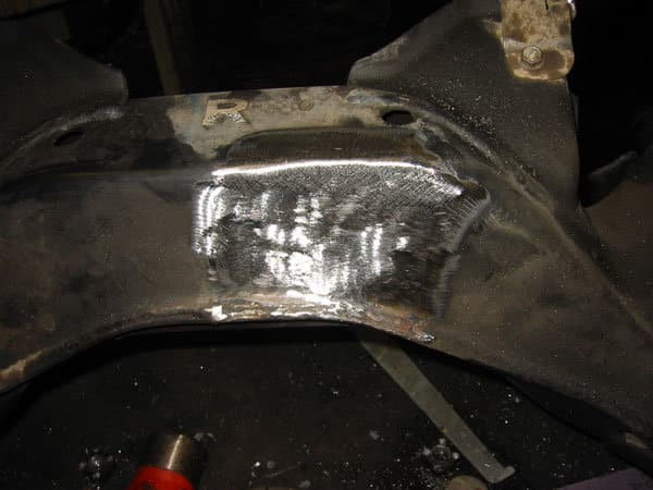 Weld repair after blending in