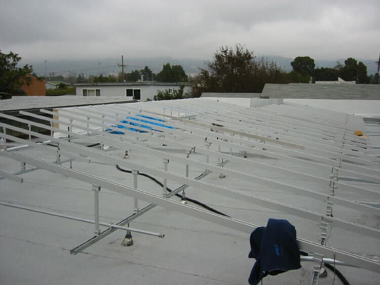 solar panel mount installation