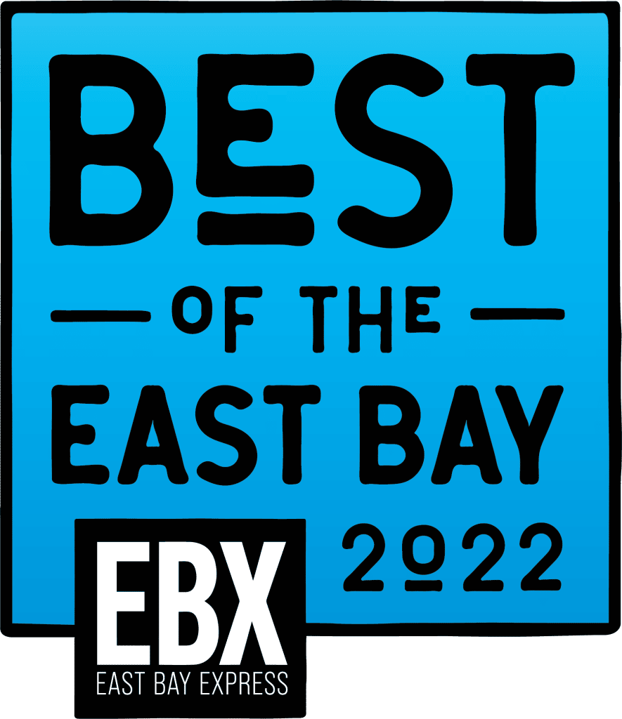 A "Best mechanic of the East Bay" graphic provided by EBX magazine.
