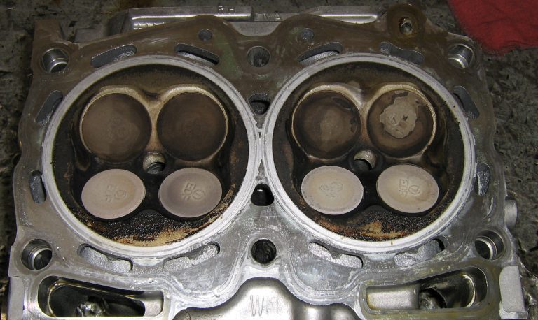 A worn cylinder head