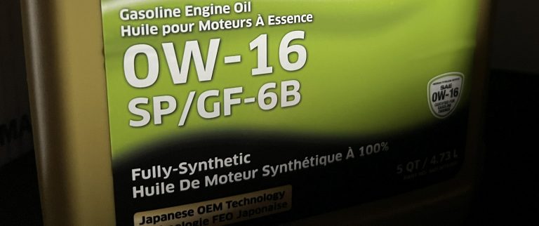 A full synthetic motor oil label.